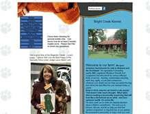 Tablet Screenshot of brightcreekcritters.com